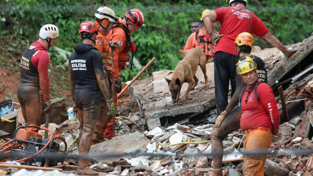 Brazil floods and landslides kill at least 30 after record rainfall