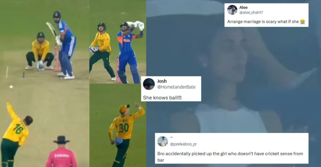 Fans troll Hardik Pandya’s girlfriend Mahieka Sharma after viral reaction to his dismissal vs South Africa in T20 World Cup Super 8