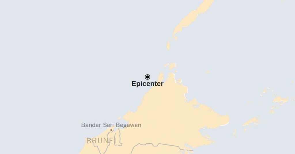 Map: 7.1-Magnitude Earthquake Shakes the South China Sea