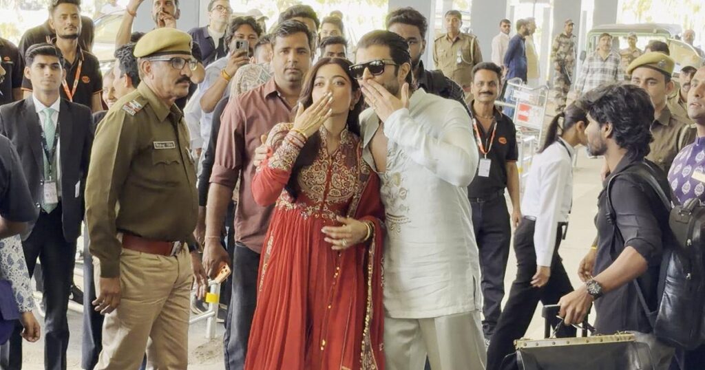 Rashmika Mandanna-Vijay Deverakonda: First Appearance After Wedding Rashmika Mandanna-Vijay Deverakonda: First Appearance After Wedding