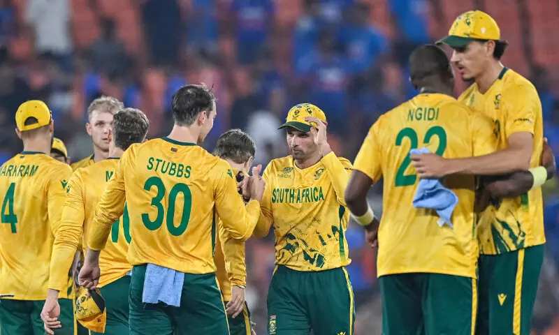 South Africa thrash India to end 12-match T20 World Cup win streak South Africa thrash India to end 12-match T20 World Cup win streak