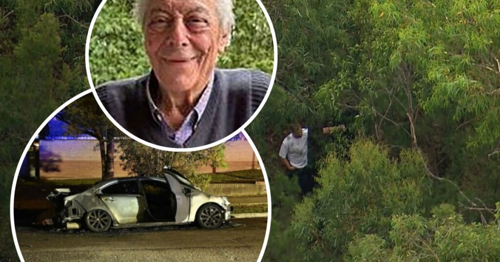 Torched car found in search for kidnapped grandfather is forensically linked to abandoned ‘stronghold’ in Dural